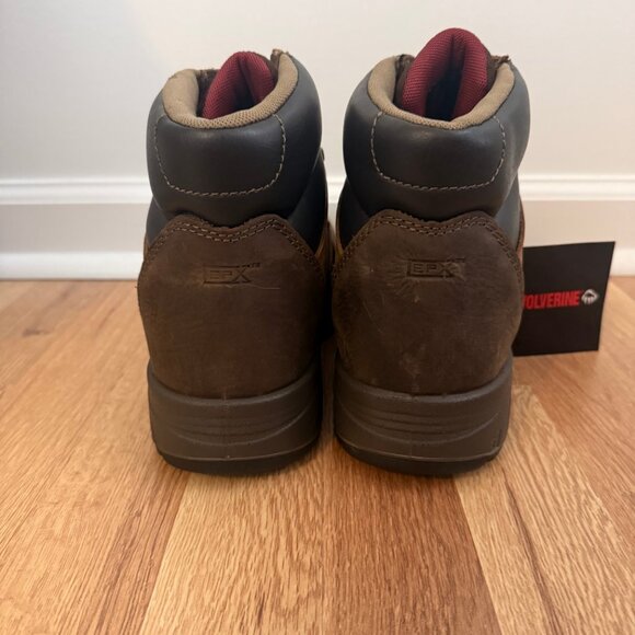 Wolverine Cabor 6" Waterproof Composite Toe Boots | Dark Coffee | Men’s 9 EW - Picture 4 of 11